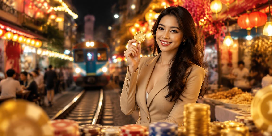 Người dùng tại chợ đêm Hà Nội xem kèo bóng đá và đặt cược trực tuyến trên điện thoại