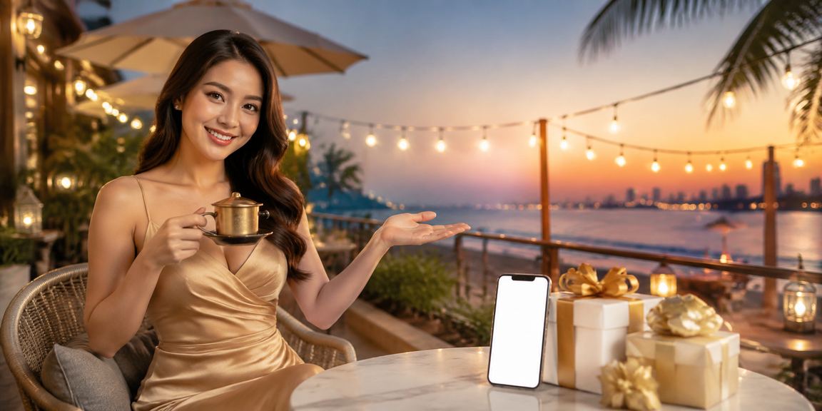 Người dùng tại Hà Nội đăng ký tài khoản và kiểm tra thông tin bảo mật trong quán cà phê