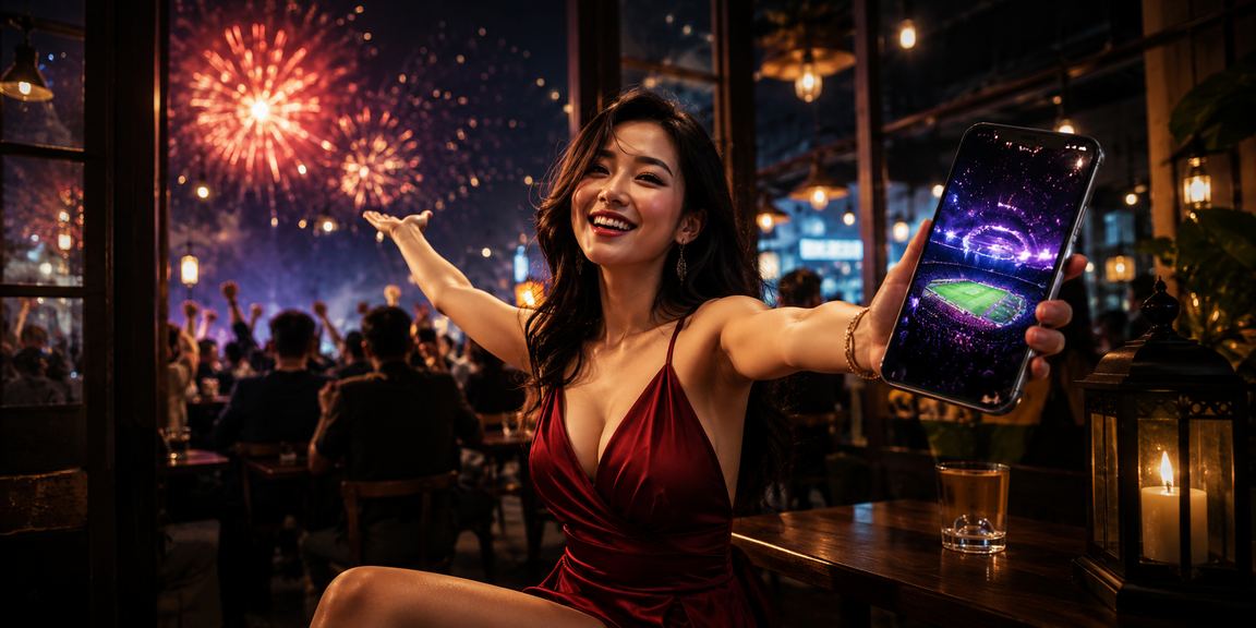 Người dùng tại Hà Nội uống cà phê và theo dõi cược thể thao trên điện thoại