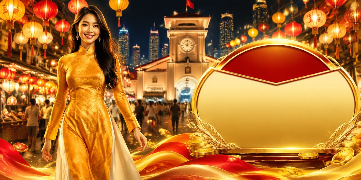 Người dùng tại TP.HCM mặc áo dài trải nghiệm cược và trò chơi trực tuyến về đêm