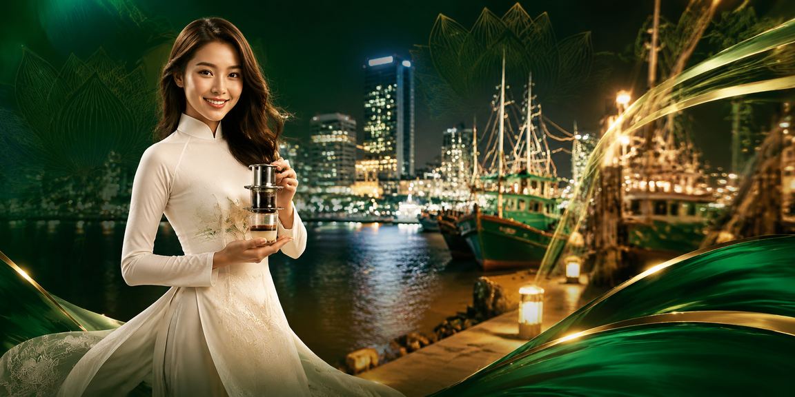 Người mặc áo dài tại Nha Trang trải nghiệm casino và cược trực tuyến bên bờ biển